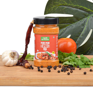 Peri Peri Spice mix Masala 100g |  Exotic Spices | Multi-purpose Seasoning | Trans Fat Free | Vegan | Zero added Colours, Fillers, Additives & Preservatives